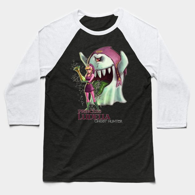 Princess Ludelia: Ghost Hunter Baseball T-Shirt by Umbrafox